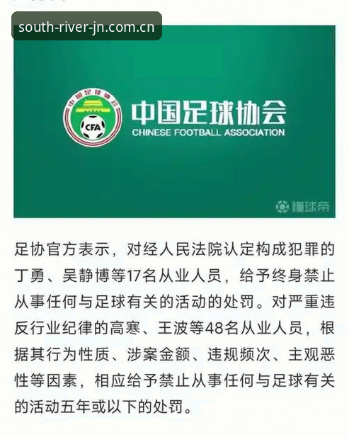 中国足协第三批禁足名单详解：17人终身禁赛背后的行业警示